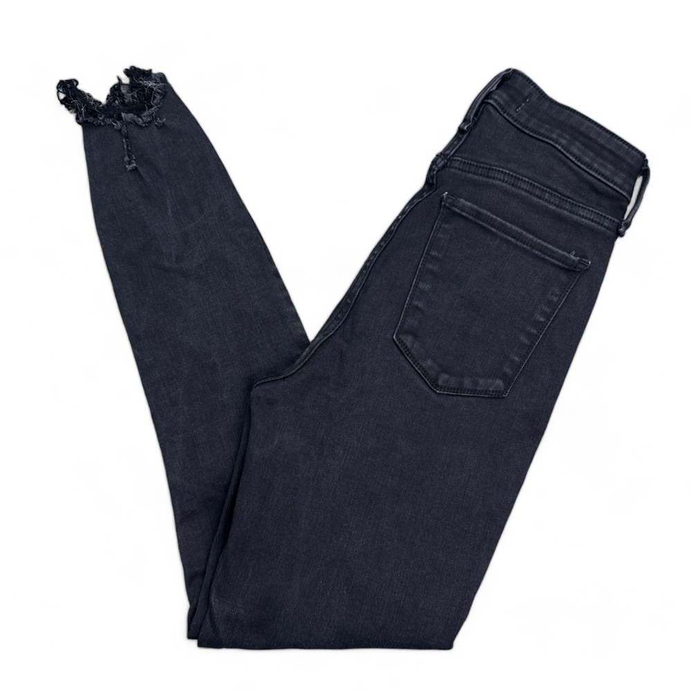 Abercrombie‎ & Fitch Super Skinny Ankle High Rise Jeans Womens Size 2 Reg Black